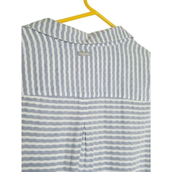 Columbia Sportswear Company Striped Long Sleeve Button-Up‎ Shirt L - Picture 6 of 11
